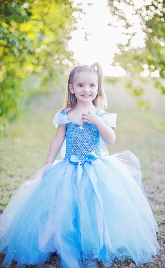 Frozen children princess dress - Girls