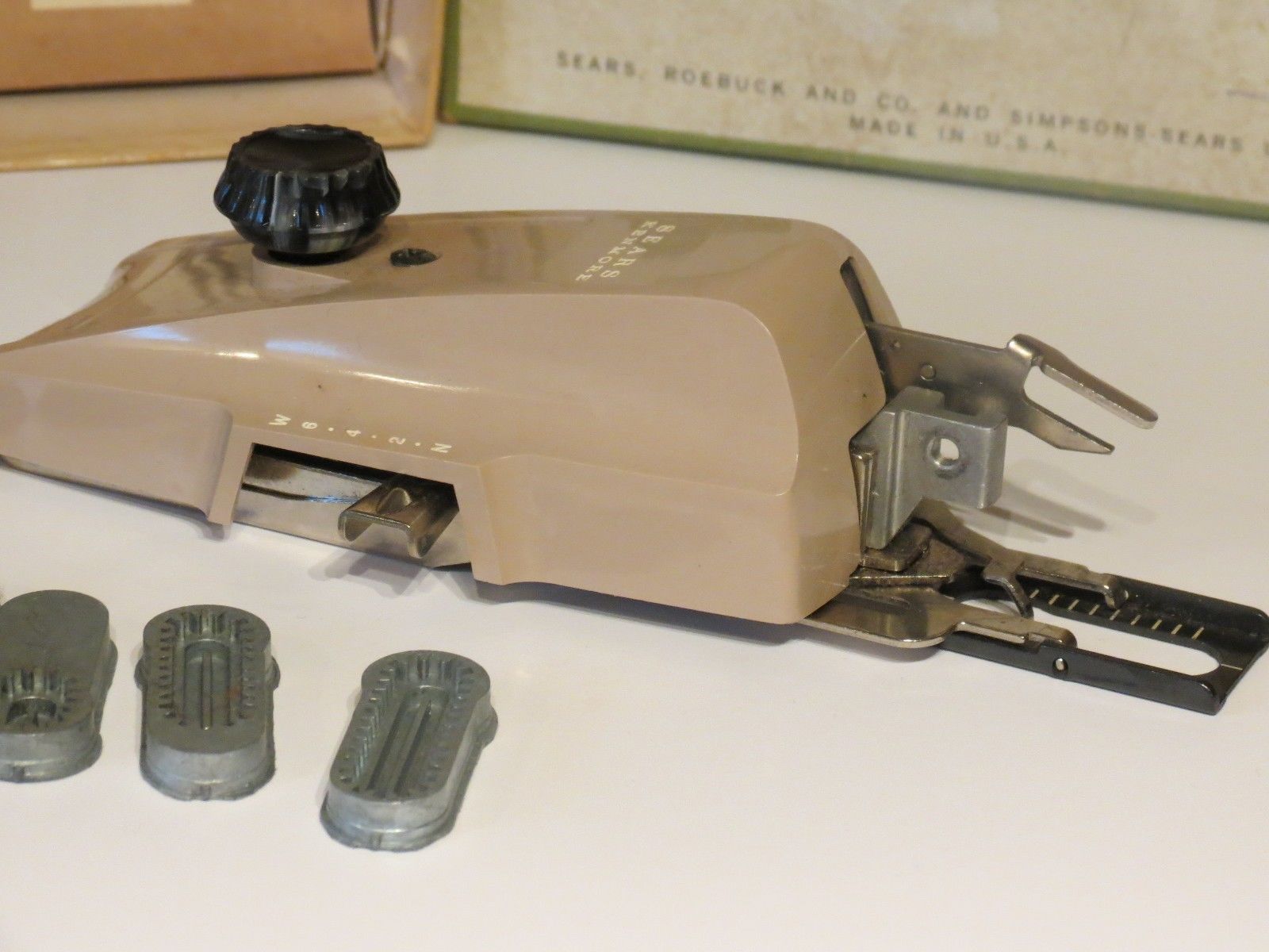 Sears Kenmore Buttonhole Attachment No. 6781 Vintage Complete Machine