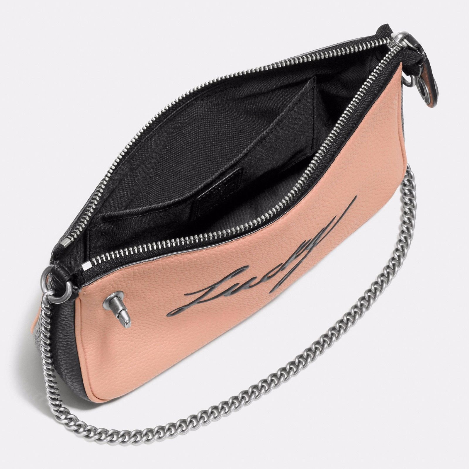 Handbag Coach Adobe Lucky In Leather Zip Top Closure Crossbody/Shoulder Bag - Handbags & Purses
