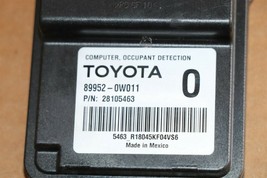 Lexus Toyota  Occuppant Detection Sensor Module Computer 89952-0w011