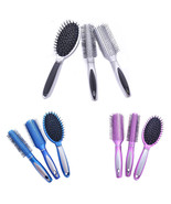 Hairbrushes Set 3 Pcs Hair Comb Styling Brushes Roll Hair Modelling Barb... - $12.89