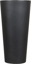 Tusco Products Ctr32Bk Cosmopolitan Round Garden Planter, Black - $135.99