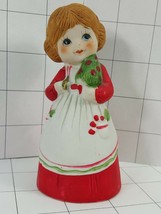 JASCO Collector Bell  Girl in a red and white dress   396 - $6.95