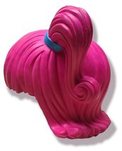 2005 Toy Quest Wig Pink Ponytail Anime Cosplay Costume Hair Foam 2005 image 3