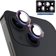 QsmQam [2+2 Pack] Camera Lens Protector for iPhone 14 6.1&quot; &amp; Colorful  - $21.49