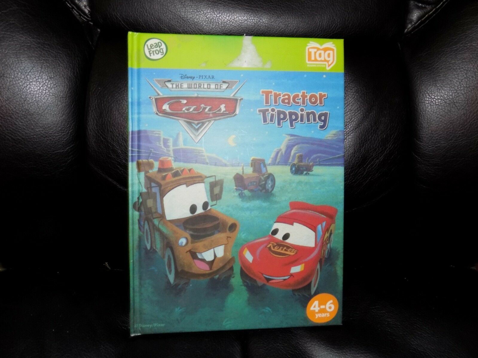 LeapFrog Tag Reading System Book Disney Pixar Cars Tractor Tipping 1 Ship for sale online 