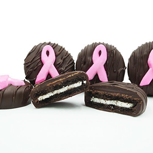 Philadelphia Candies Dark Chocolate Covered OREO Cookies, Breast Cancer Awarenes