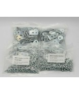 100-Large D-Ring Hangers w/ 200-#6 3/8&quot; Pan Head Phillips Square Combo Z... - $20.68