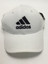 adidas Men&#39;s Adjustable Performance Cap, One Size, White - $24.99