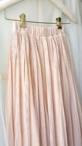 Blush Long Tulle Skirt Blush Wedding Bridesmaid Skirt High Waisted Plus Size image 8