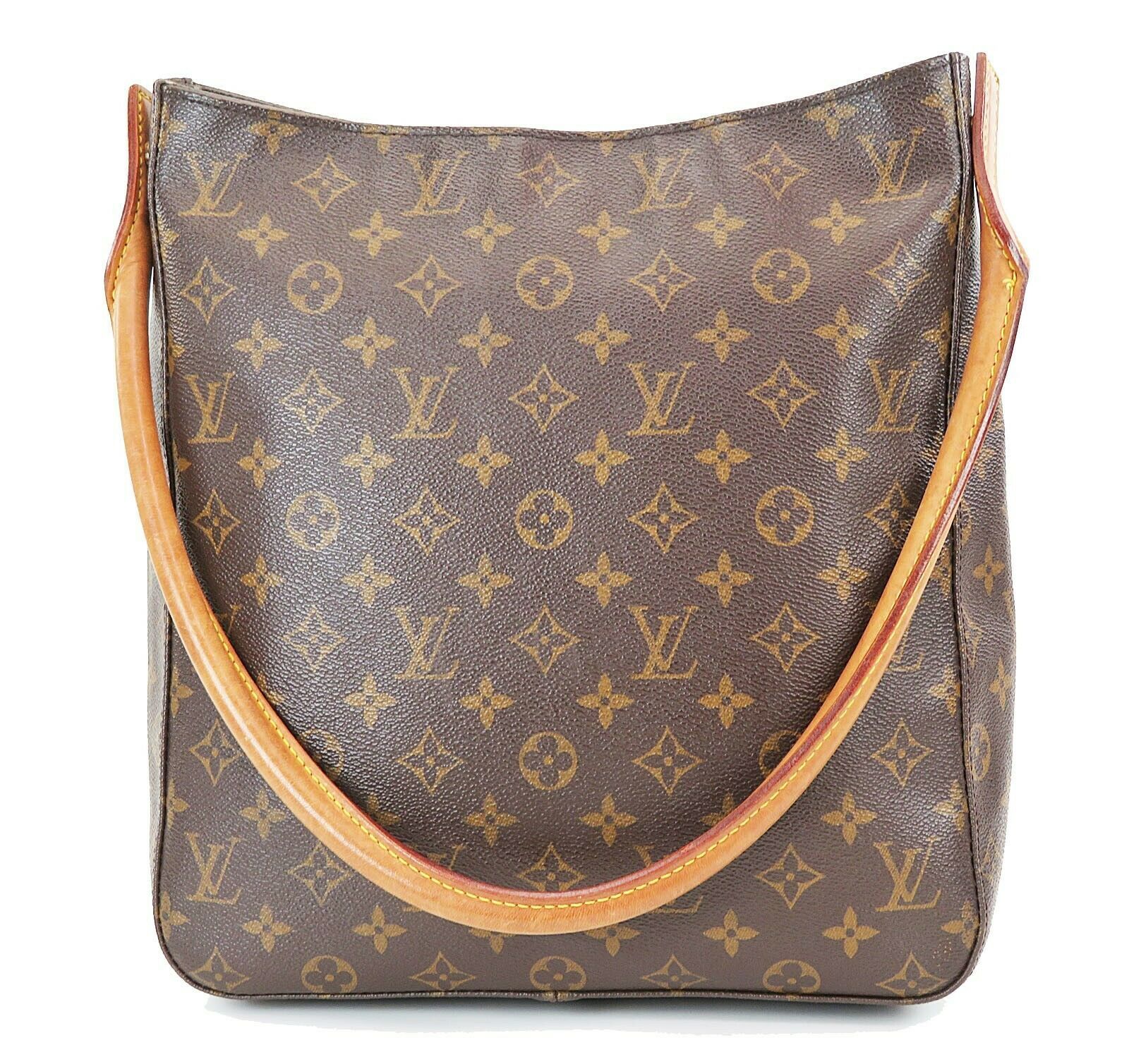 Authentic LOUIS VUITTON Looping GM Monogram Shoulder Tote Bag Purse #36364 - Women&#39;s Bags & Handbags