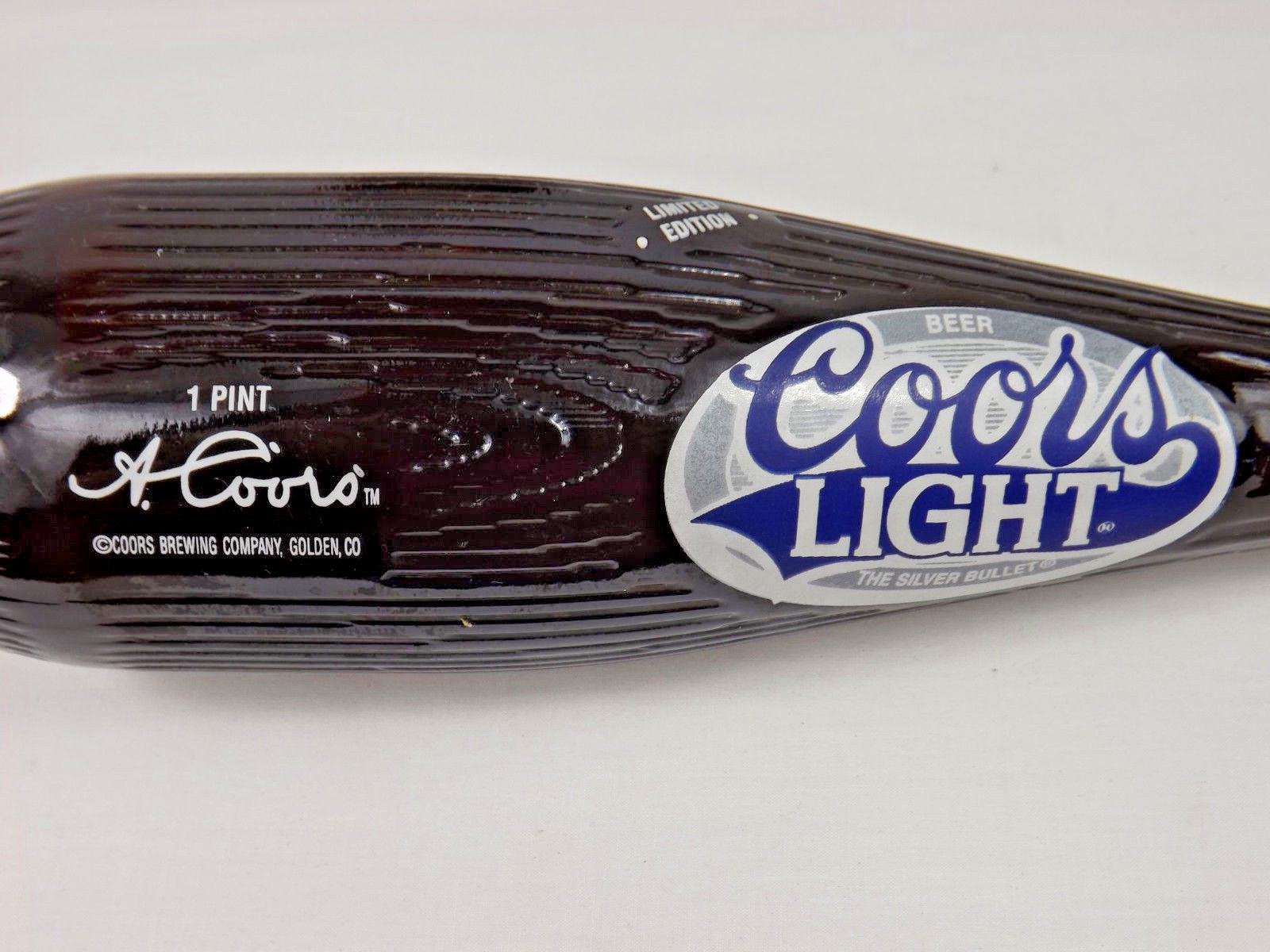 Vintage Limited Edition Coors and Coors Light 16 Oz Baseball Bat