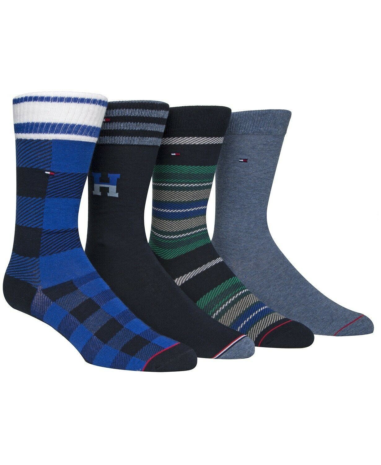 Tommy Hilfiger Men's 4-Pk. Premium Casual, Holiday Socks Multicolor Size  7-12