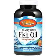 Carlson Labs Fish Oil Natural Orange Flavor 700 mg 240 Softgels  - $70.68