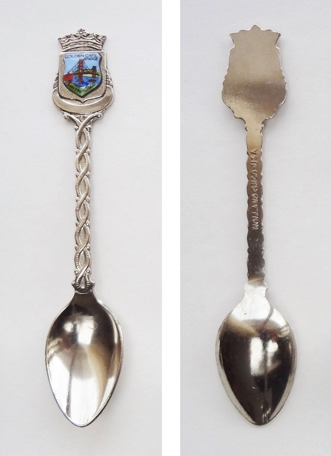 Collector Souvenir Spoon USA California San Francisco Golden Gate