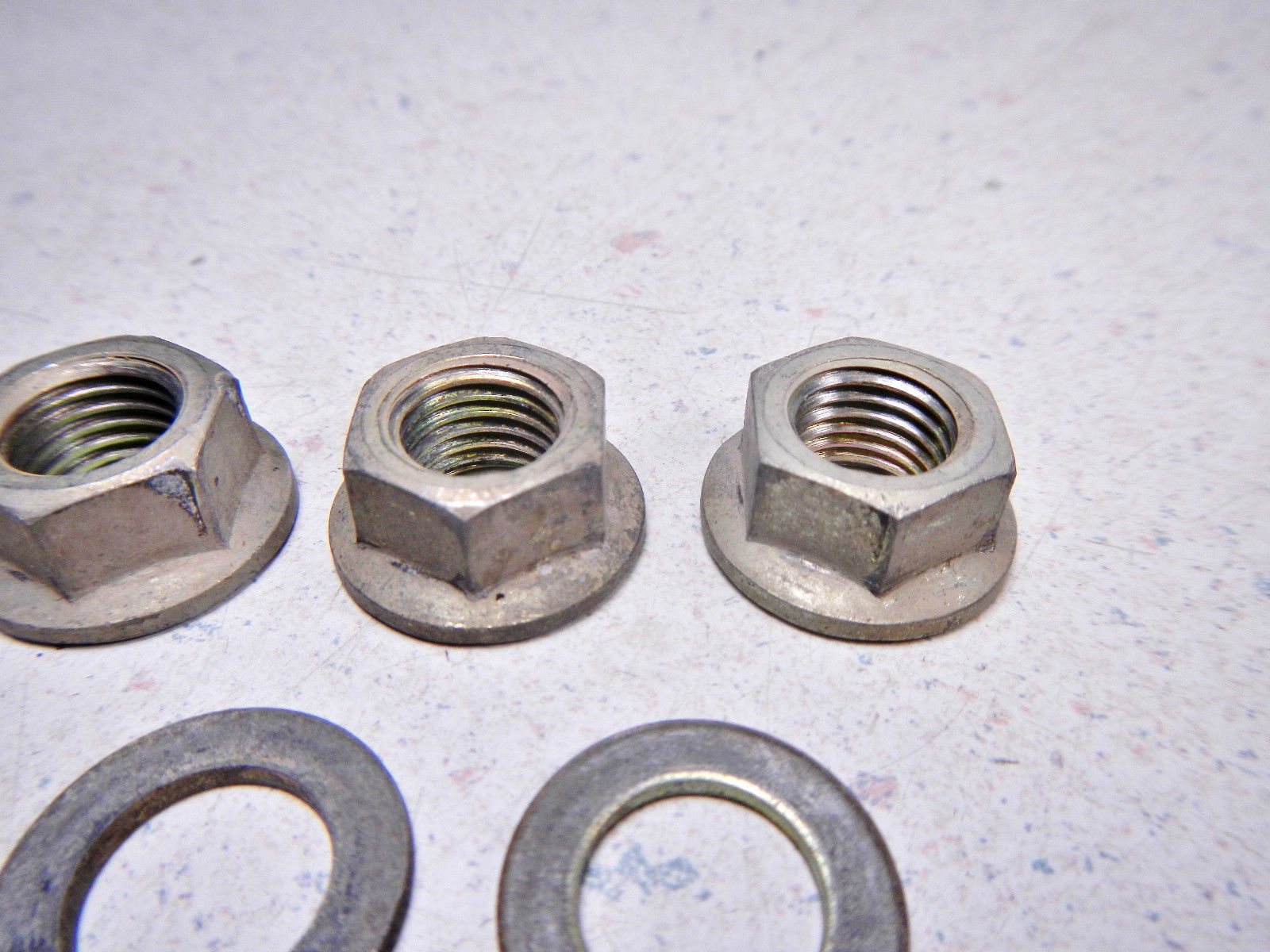 84 SUZUKI LT185 QUADRUNNER MISC FRONT/REAR WHEEL LUG NUTS Engines