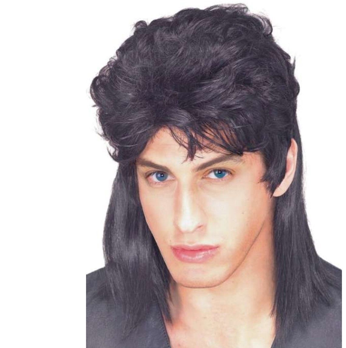 Wig Mullet Black Adult Men Mens Joe And 50 Similar Items