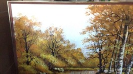 Large 61"x 49" Original Walter Sherwood Landscape Oil Painting Signed Artist Art image 2