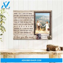 Personalized Photo Gifts Window I love you the most Custom Canvas - $49.99