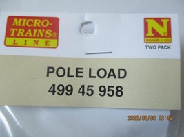 Micro-Trains # 49945958 Pole Load. 2-Pack N-Scale image 2