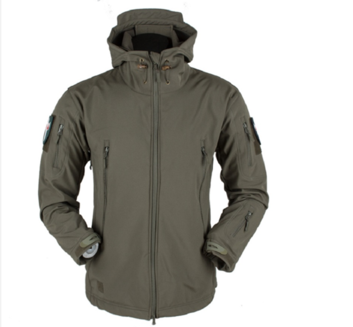Green Soft Shell V4 Tactical Military Jacket Waterproof Fishing Softshell Jacket