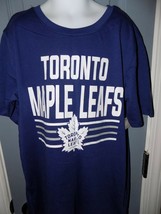 NHL Toronto Maple Leafs Blue Short Sleeve Shirt Size L (10/12) Youth NEW - $22.95