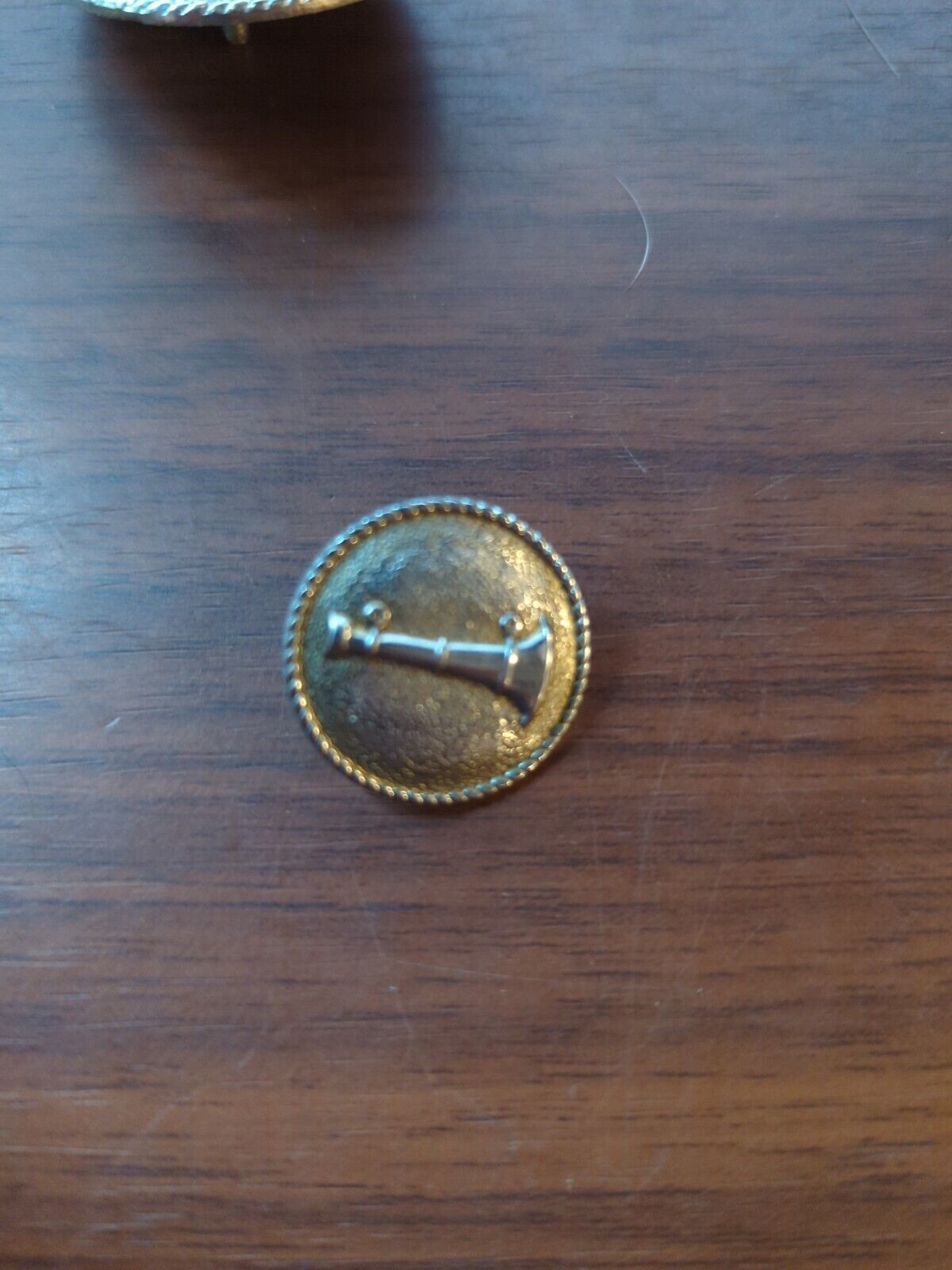 Assistant Chief Fire Department Fireman Firefighter 3 Horn Bugle Hat