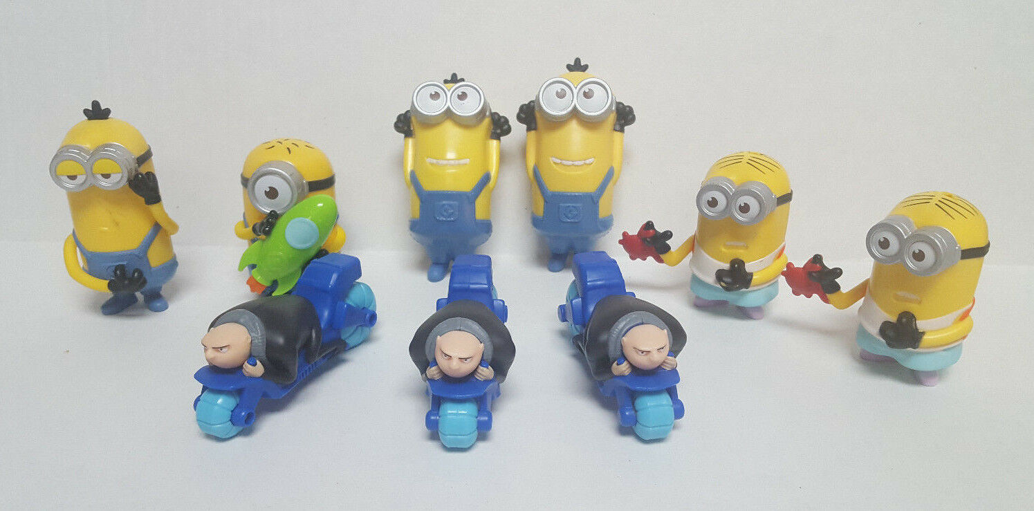 Toys Hobbies Mcdonalds Happy Meal Toys Minions The Rise Of Gru 9 Labaguettepattaya Com