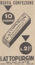 V1608 Lattopurgin Purgativo - 1926 Advertising Age - Vintage Advertising - $4.40