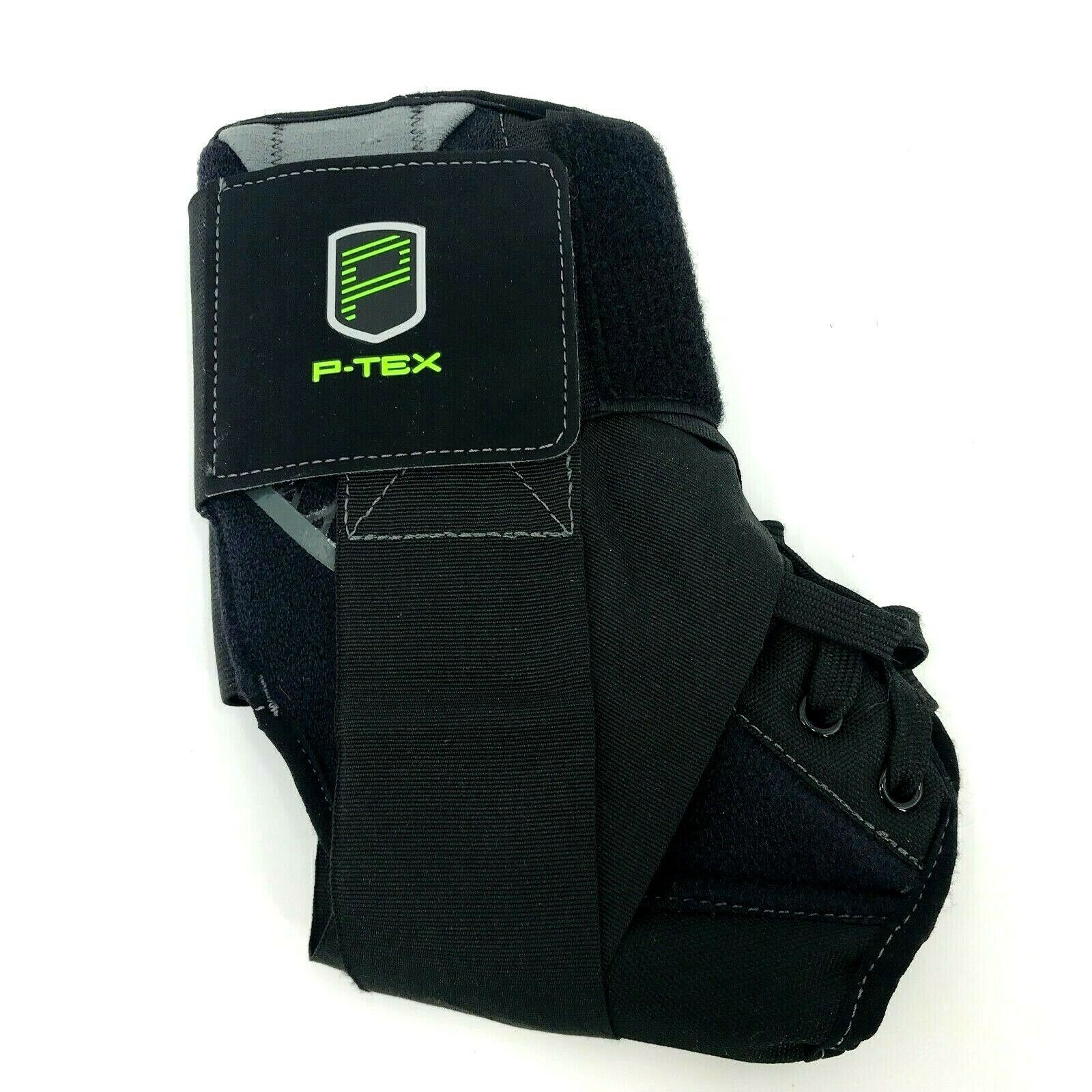 PTEX Pro LaceUp Ankle Brace with Stability Wraps Black PTEX3