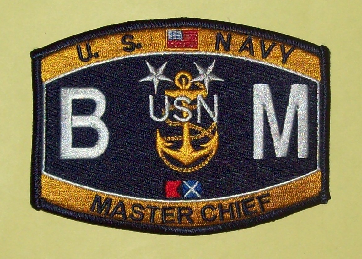 United States NAVY Deck Rating Master Chief Boatswain's Mate Military