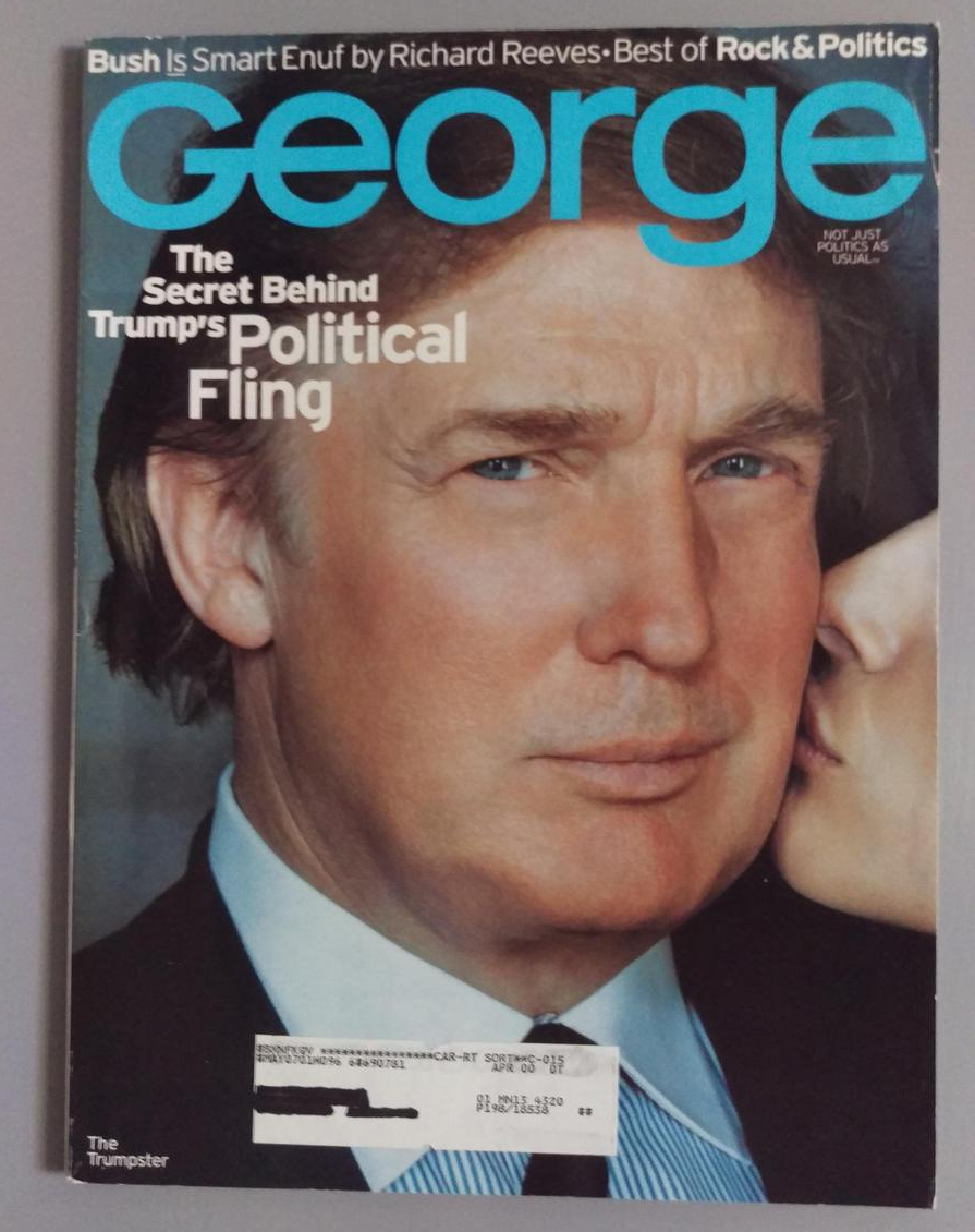 George Magazine April 2000 Donald J. Trump - Magazine Back Issues