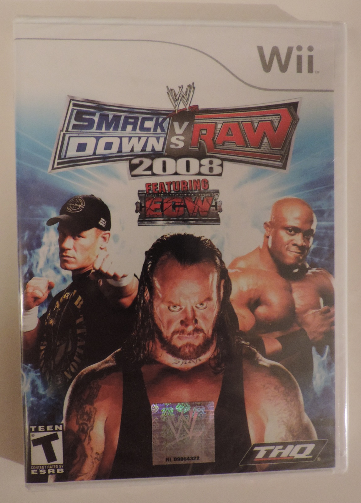 Nintendo Wii Wwe Smackdown Vs Raw 2008 Featuring Ecw Video Game New