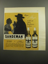 1955 Sandeman Sherries &amp; Ports Ad - There&#39;s magic in the air - $14.99