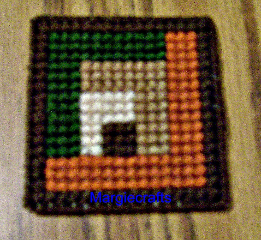 Fall Coasters, Plastic Canvas, Handmade, Cross Stitch, Square Coasters