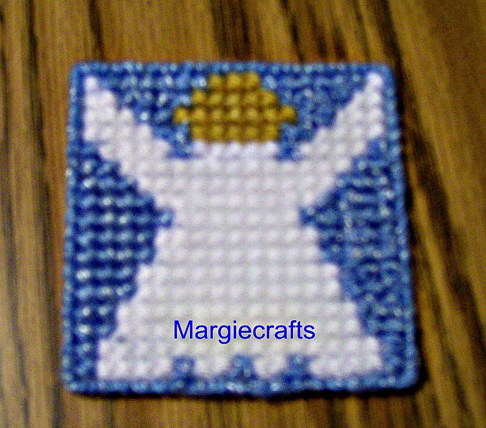 Holiday Coasters, Plastic Canvas, Handmade, Cross Stitch, Square ...