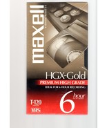 Maxell Gold Video Tape VHS  HGX-Gold Premium High Grade - $6.00