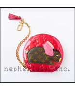 AUTH NIB Louis Vuitton ANIMANIA RABBIT Monogram Vernis Coin Purse or Bag... - $875.00