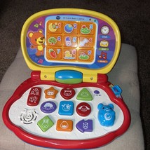 VTech Brilliant Baby Laptop Baby Learning Toy GUC Lights and Sound Works - $8.95