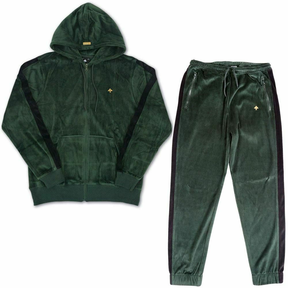 LRG Method Full Zip Tracksuit Dark Grün - Sweatshirts, Hoodies