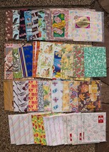 Huge Lot 53 Vtg Wrapping Paper All Occasion Floral American Greetings 75% Sealed - $79.95