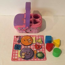 Fisher Price Laugh and Learn Picnic Basket Sweet Sounds Complete Shape S... - $19.99