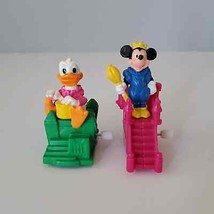 Vintage Burger King with Disney Donald Duck and Mickey Mouse Wind Up Par... - $8.90