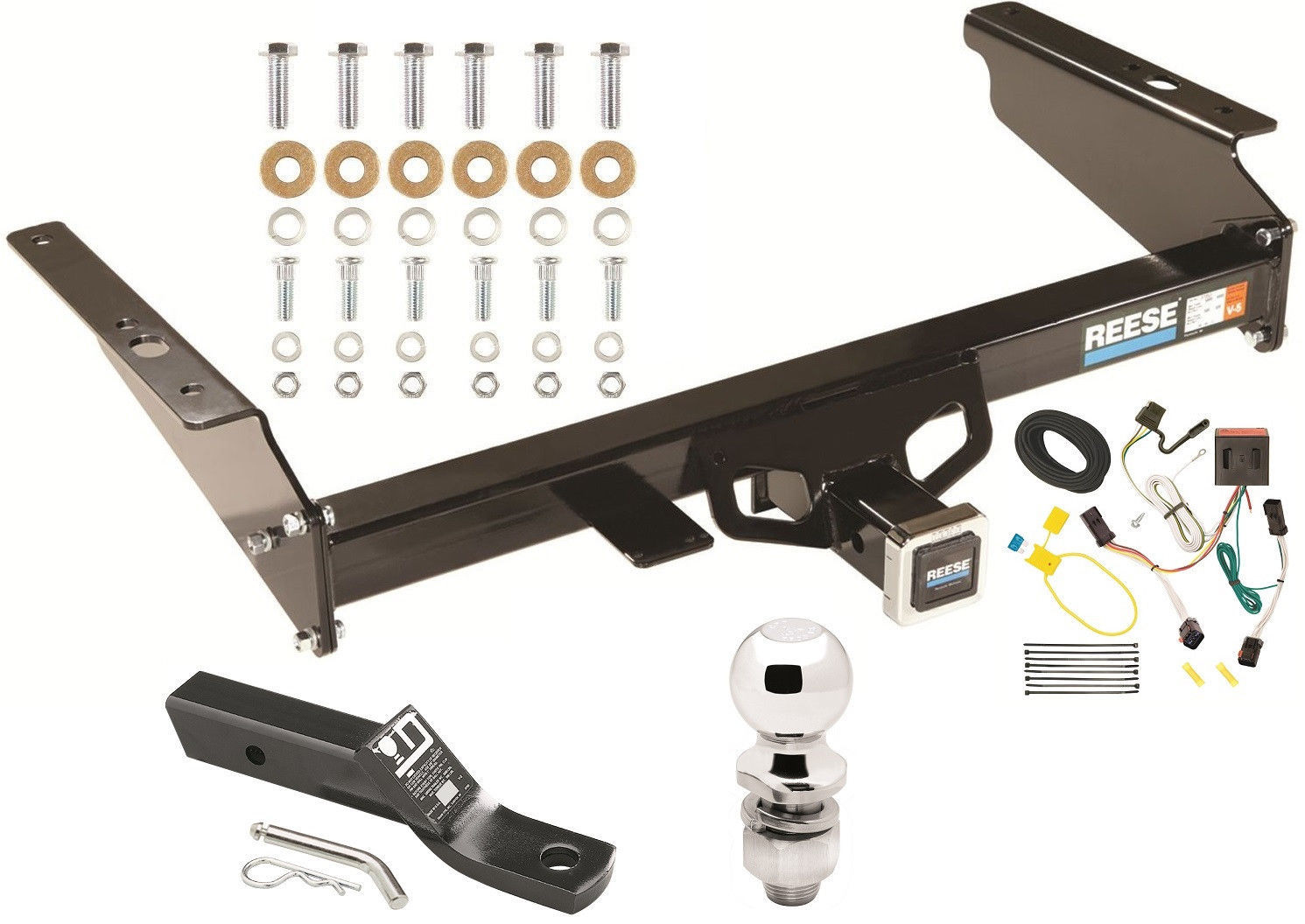 2002-2007 JEEP LIBERTY COMPLETE TRAILER HITCH PACKAGE W ...