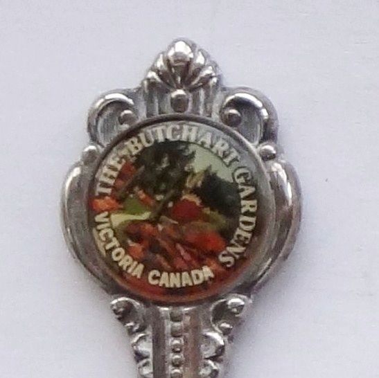 Collector Souvenir Spoon Canada BC Victoria Butchart Gardens ...