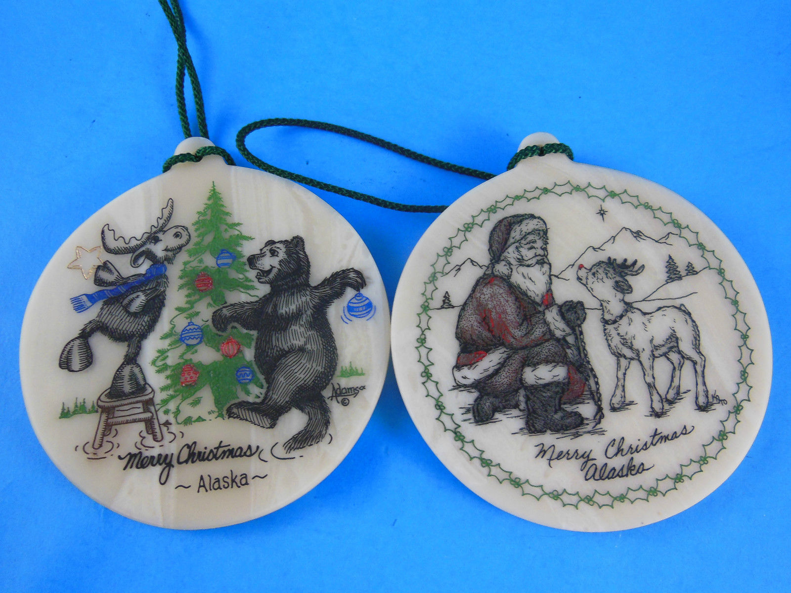 Alaska Christmas Ornaments 