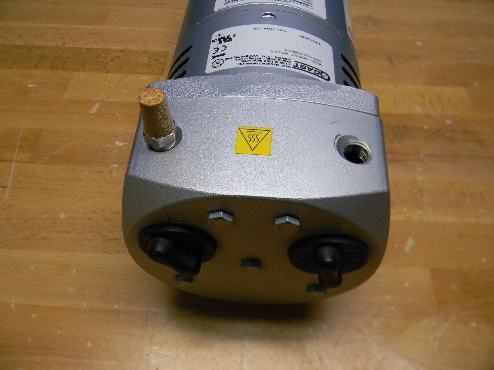 Gast Rotary Vane Compressor Vacuum Pump Horizontal 0523101QG588NDX REPAIR Rotary Vane Pumps