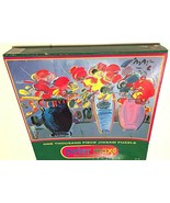 1999 Ceaco Peter Max Three Vases And Flowers Vintage 1000 Piece Puzzle New - $173.25