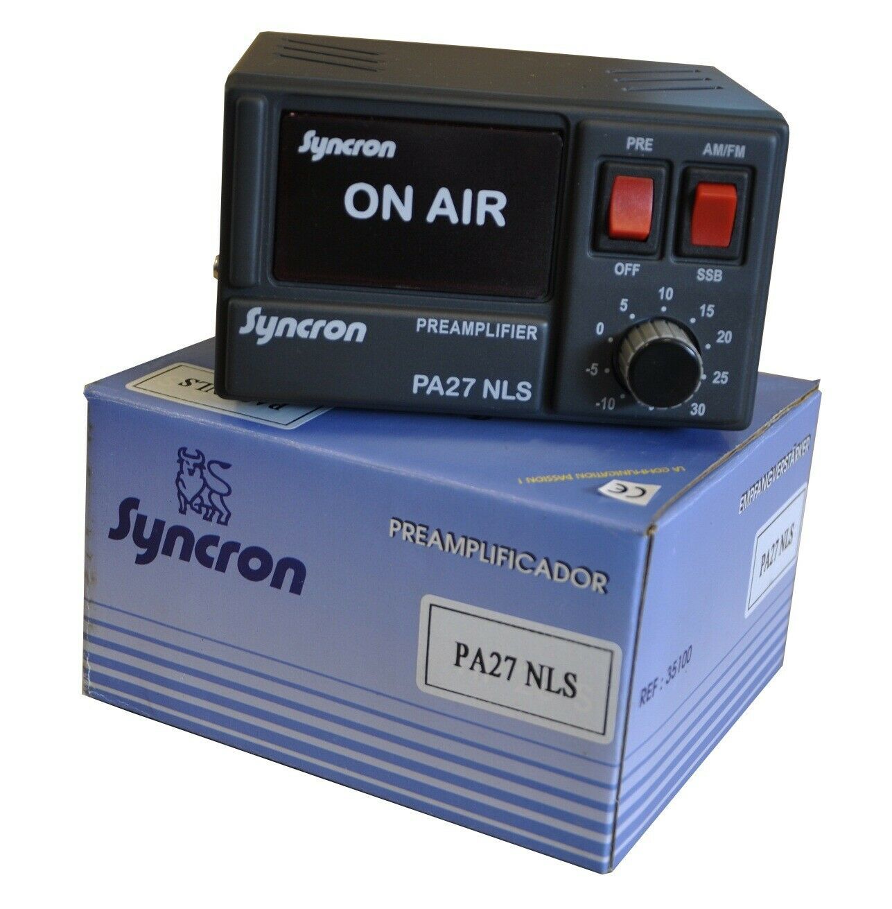 PREAMPLIFIER SYNCRON PA27 NLS + 25dB CB RADIO / bG 0474 CB Radios