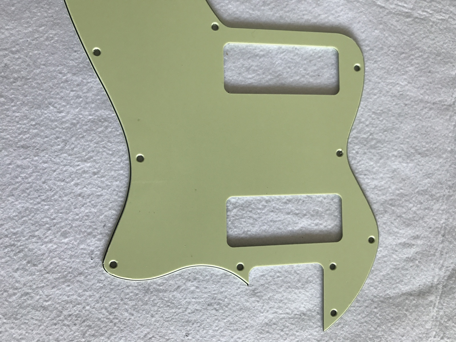 New 4 Ply Guitar Pickguard For '72 Thinline Telecaster P90,White Pearl | UK